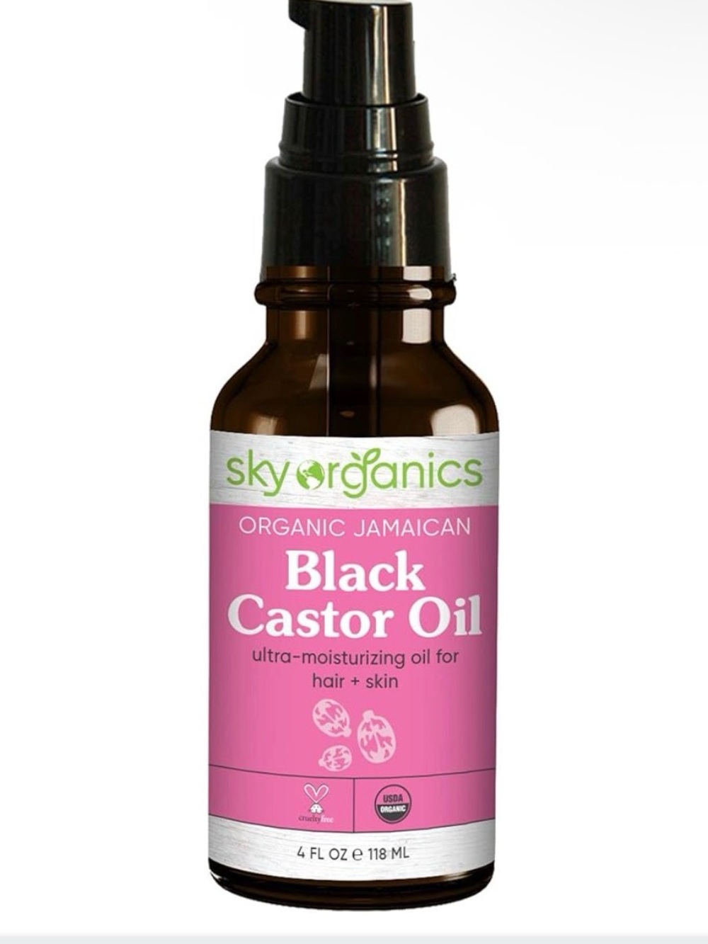 Sky Organics Organic Jamaican Black Castor Oil 4 fl. oz. bottle